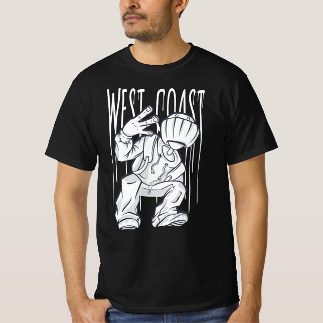 West coast guy hip-hop T-Shirt (Front)
