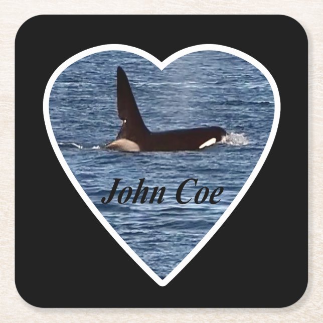 West Coast Killer Whale "John Coe" Orca Coaster (Front)