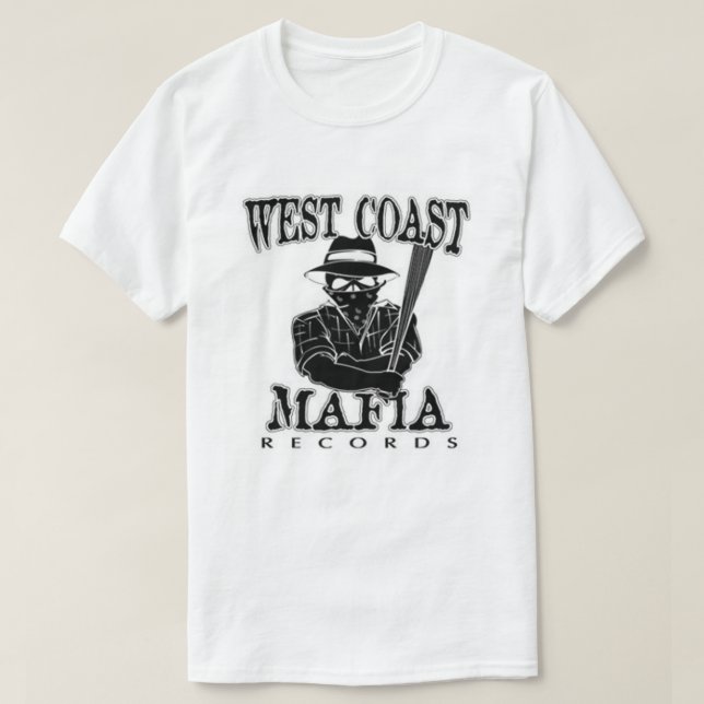 West Coast Mafia - White T-Shirt (Design Front)