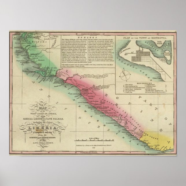 West Coast Of Africa, from Sierra Leone Poster (Front)