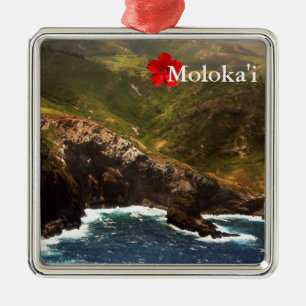 West Coast of Moloka'i Metal Tree Decoration