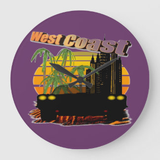 West Coast Round Wall Clock