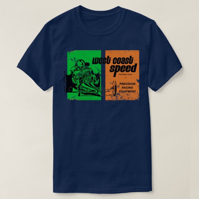 West Coast Speed T-Shirt (Design Front)