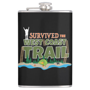 West Coast Trail, I Survived the West Coast Trail Hip Flask