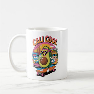 West Coast Vibes Avocado Coffee Mug