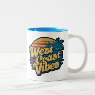 West Coast Vibes Two-Tone Coffee Mug
