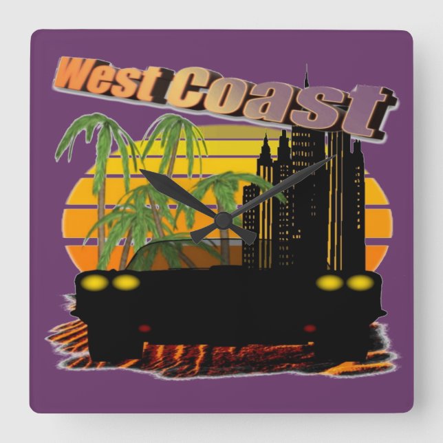 West Coast Wall Clock (Front)