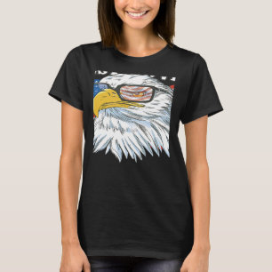 West covina Eagle bird American flag USA city T-Shirt