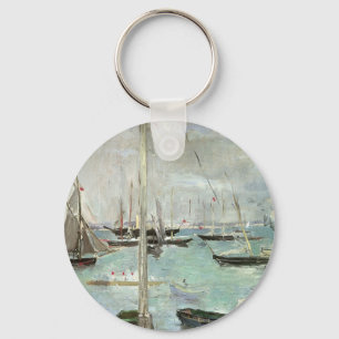 West Cowes, Isle of Wight by Berthe Morisot Key Ring