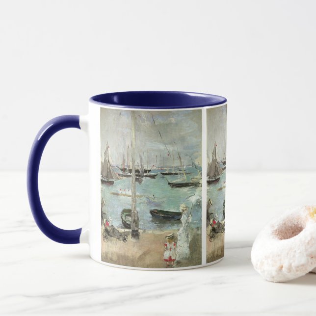 West Cowes, Isle of Wight by Berthe Morisot Mug (With Donut)