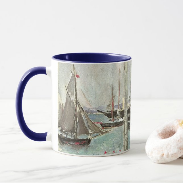 West Cowes, Isle of Wight by Berthe Morisot Mug (With Donut)