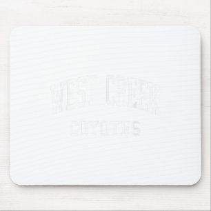 West Creek High School Hs Clarksville Tn Retro Spo Mouse Mat