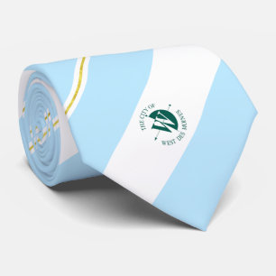West Des Moines (Iowa) city flag Neck Tie