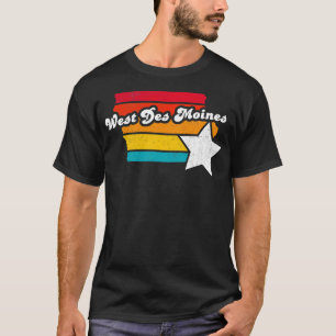West Des Moines Iowa Vintage Distressed Souvenir 2 T-Shirt