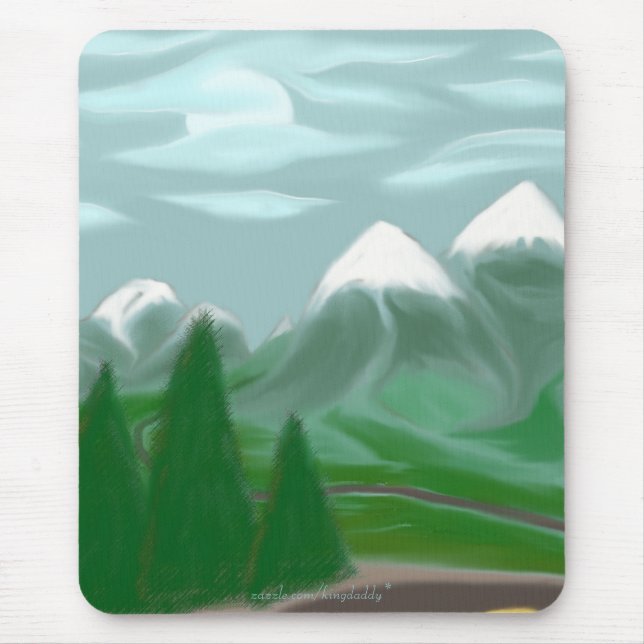 West Elks Moonlight Mousepad (Front)