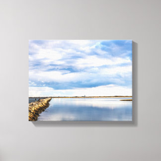 West End Breakwater  Canvas Print