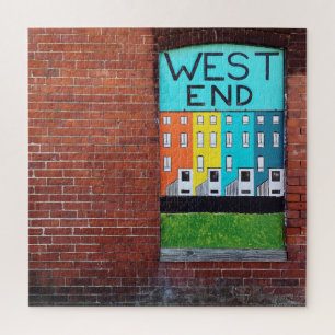 west end city wall art jigsaw puzzle