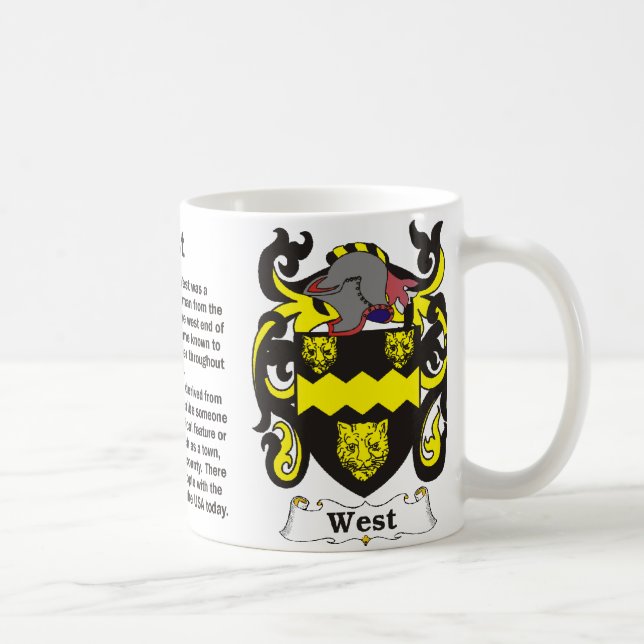 West Family Crest Mug (Right)