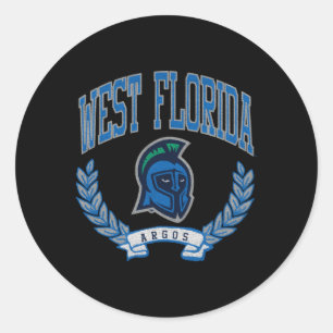 West Florida Argonauts Victory Classic Round Sticker