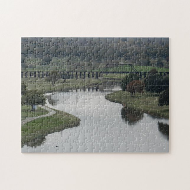 West Fork Trinity River, Fort Worth, Tarrant Jigsaw Puzzle (Horizontal)