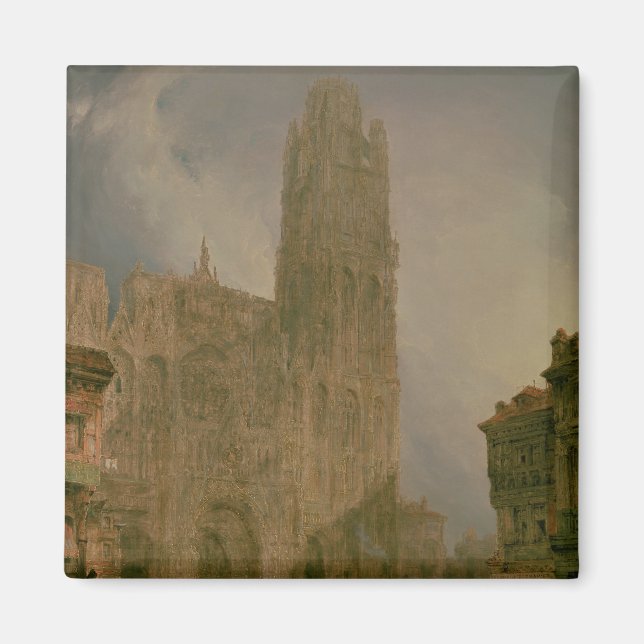 West Front of Notre Dame, Rouen Magnet (Front)