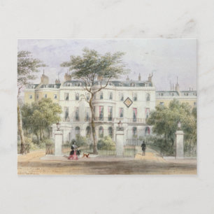 West front of Sir Robert Peel's House Postcard