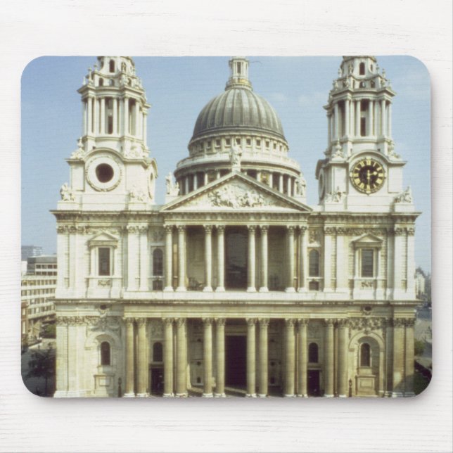 West front of St. Paul's Cathedral, designed by Si Mouse Mat (Front)