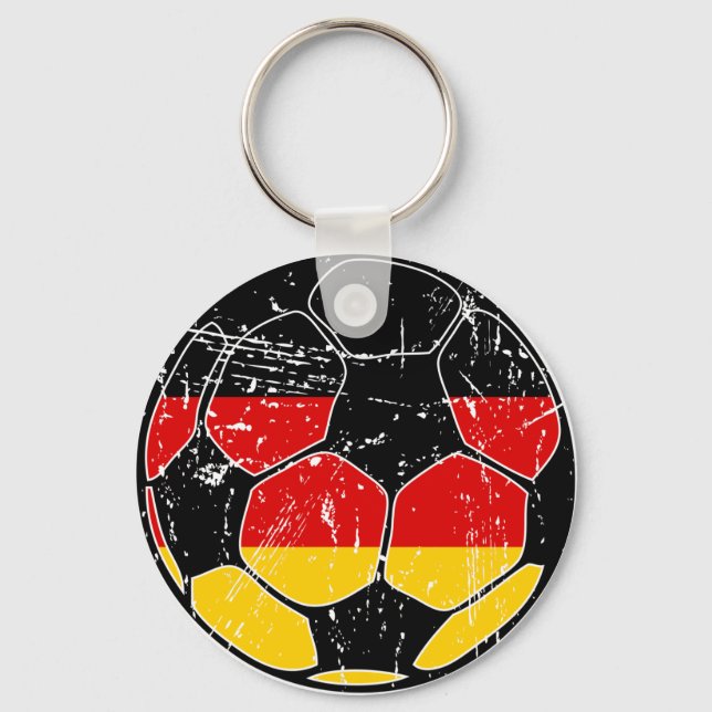 West Germany Soccer Ball Keychain (Front)