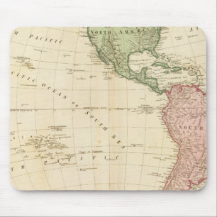 West Hemisphere map Mouse Mat