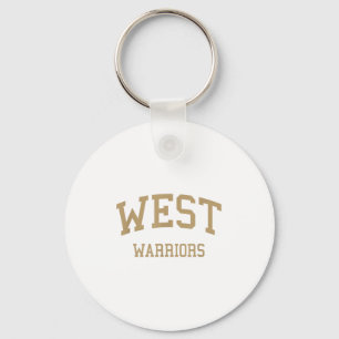 West High School Hs Torrance Ca Retro Sports  Key Ring