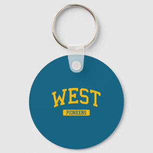 West high school hs wichita ks varsity sports key ring