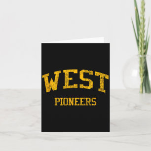 West High School Hs Wichita Ks Vintage Srts  Card