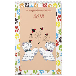 West Highland Terrier Calendar