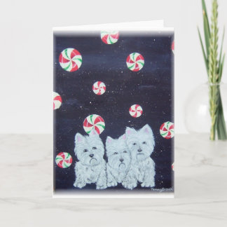 West Highland Terrier Christmas Card
