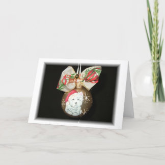 West Highland Terrier Christmas Card