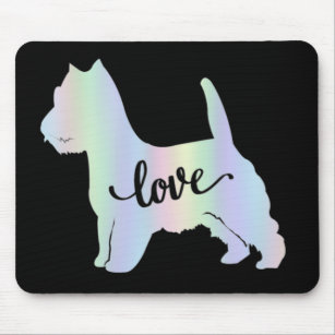 West Highland Terrier Dog Breed Love Mouse Mat