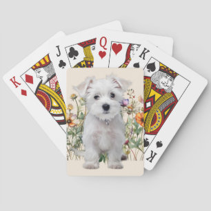 West Highland Terrier Dog Playing Cards