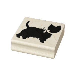 West Highland Terrier Dog Puppy Rubber Stamp