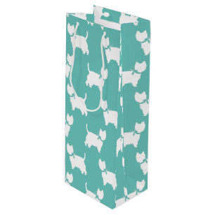 West Highland Terrier Dog Puppy Westie Wine Gift Bag