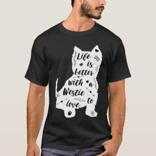 West Highland Terrier for Westie Dog T-Shirt