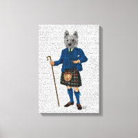 West Highland Terrier in Kilt