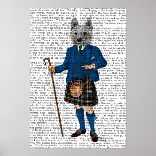 West Highland Terrier in Kilt Poster (Front)