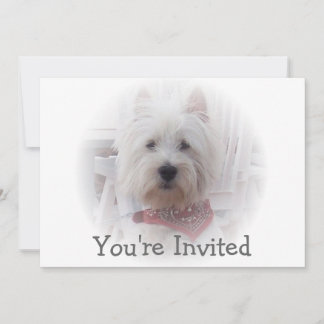 West Highland Terrier Invitation