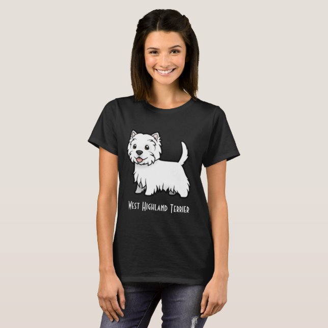 West Highland Terrier T-Shirt (Front Full)