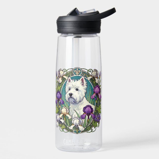 West Highland Terrier Westie                       Water Bottle (Left)