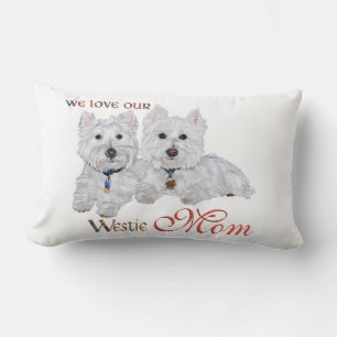 West Highland Terriers Mother's Day Lumbar Cushion