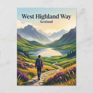 West Highland Way Scotland Postcard