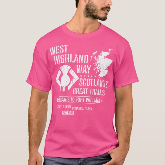 West Highland Way Scotland'S Great Trails Hiking E T-Shirt (Front)