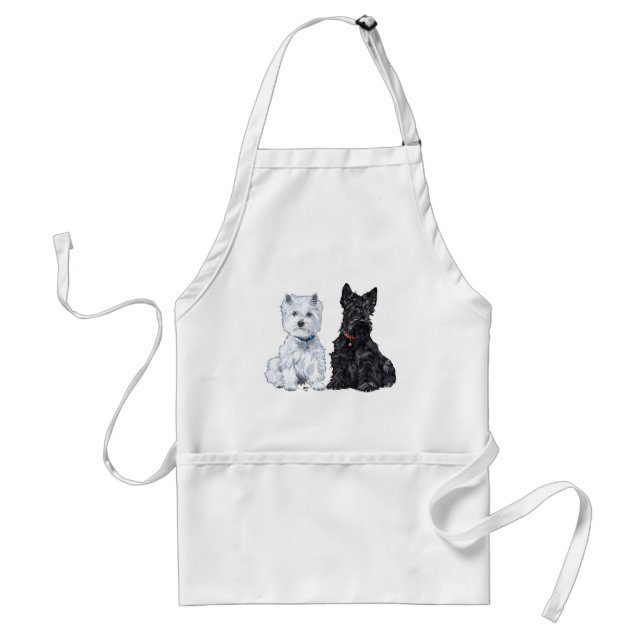 West Highland White & Scottish Terriers Standard Apron (Front)