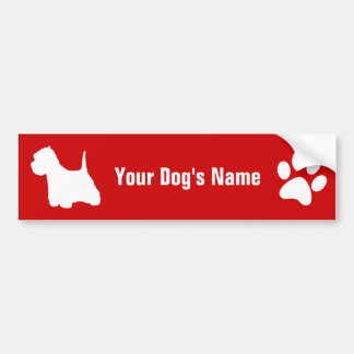 West Highland White Terrier ウェスト・ハイランド・ホワイトテリア Bumper Sticker